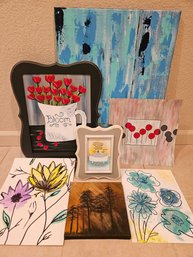 Lot Of Framed And Unframed Artwork