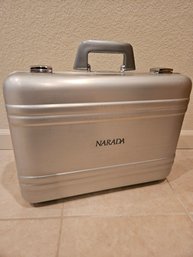 Narada Silver Aluminum Hard Case Briefcase