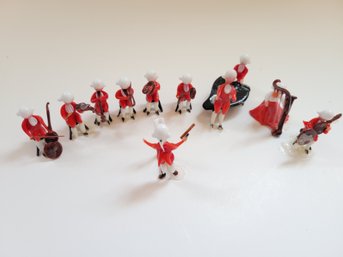 Murano Glass Minature Orchestra Musician Figurines