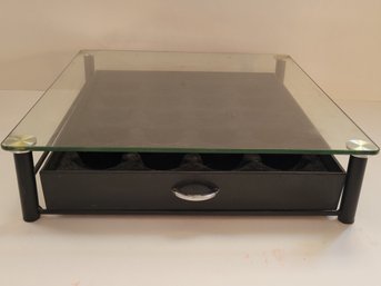 Nespesso Tempered Glass Coffee Pod Storage Holder