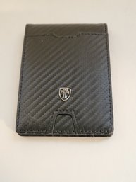 Travando Men's Slim Wallet With Money Clip
