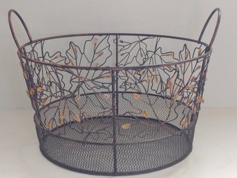 Copper Wicker Basket