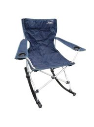 2 Coleman Cross Rocker Outdoor Chairs