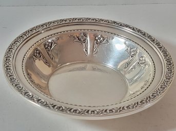 Vtg Reed And Barton Sterling Silver Ornate Bowl
