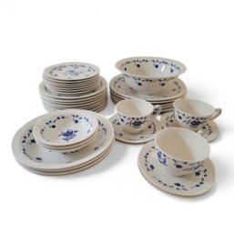 Vtg 40 Piece Syracuse Nantucket Bone China Set