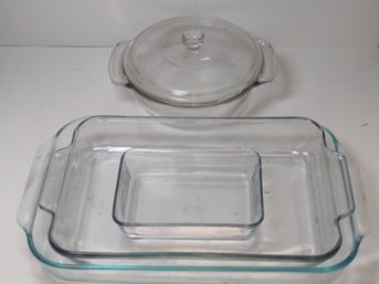 Pyrex And Anchor Hocking Glass Casserole Dishes