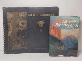 Vtg Atlas Of Landforms And The New America's Wonderlands