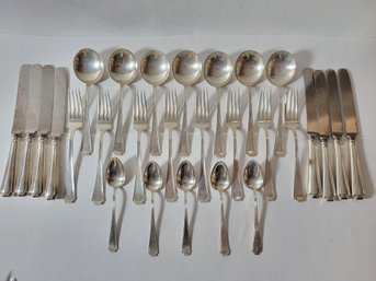 Fairfax By Gorham 28 Piece Sterling Silver Flatware Set