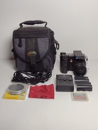 Konica Minolta DiMAGE A2 Digital Camera And Accessories