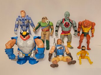 Lot Of 7 Vintage Action Figures Thundercats And More