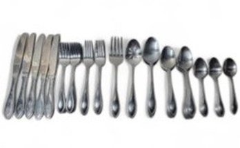 80 Piece International Stainless Steel Flatware Set