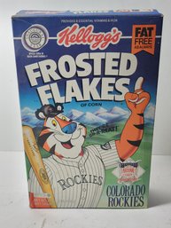 1993 Colorado Rockies Kelloggs Frosted Flakes Cereal Box