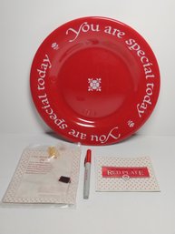 Vtg Special Occasions The Red Plate