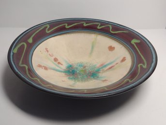 Multicolor Ceramic Serving Bowl