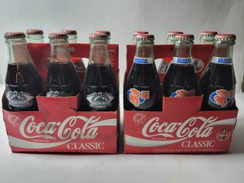 1993 Colorado Rockies And Denver Broncos Commemorative Coca-Cola Bottles