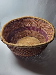 Native American Hand Woven Coiled Basket