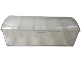 Chilled Condiment Holder With 5 Compartments