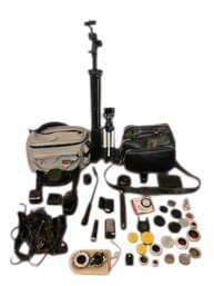 Vtg Photography Tripods Camera Bags And Accessories