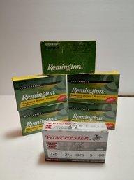 Winchester And Remington 12 Gauge Shotshells And Sluggers