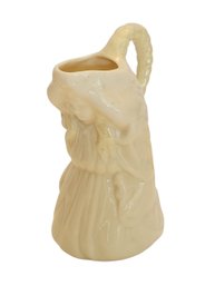 Vtg Belleek Ireland  Maiden Figural Creamer