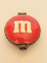 Boyds Bears M & M Always Room For Chocolate Trinket Box