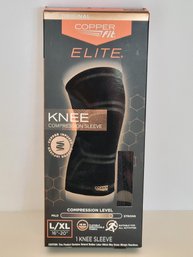 NEW Copper Fit Elite Knee Compression Sleeve L/XL
