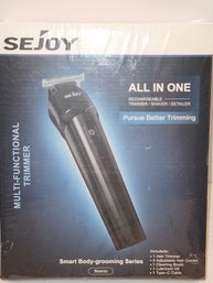 New-SeJoy Beardo Pro All-in-one Rechargeable Trimmer/Shaver/Detailer