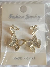 Butterfly Fashion Earrings X 3 Sets