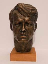 Vtg 1968 JFK Bust Sculpture