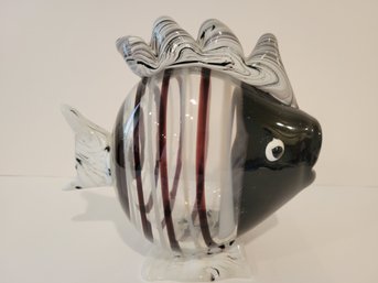 Murano Style Hand Blown Art Glass Figurine