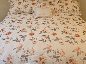Raymond Waites King Size Embroidered Comforter Set
