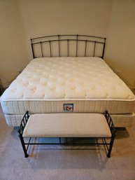 Serta Perfect Sleeper King Size Bed With Bench