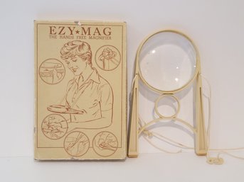 Vtg EZY MAG Hands Free Magnifier