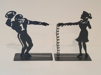 Black Metal Silhouette Photo Decor