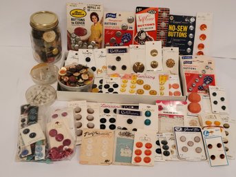 Collection Of Vintage Buttons