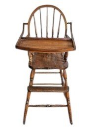 Antique Wooden High Chair