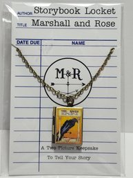 Storybook Locket Necklace-The Raven