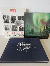 3 Large Coffee Table Books Including LIFE
