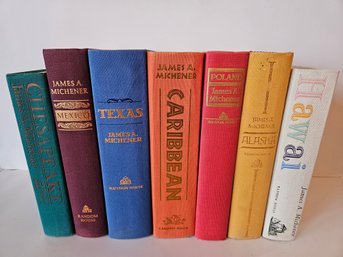 7 James A Michener Hardcover Location Novels