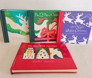 4 Children's Christmas Pop Up Books By Robert Sabuda