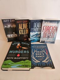 6 Jeff Carson And Keith McCafferty Thrillers Novels