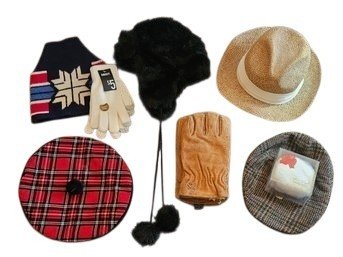 Vtg Hats Gloves And Earmuffs Lot