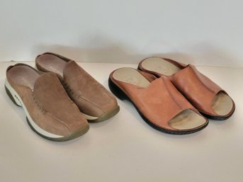 Merrell Women's  Leather Slip On Shoes And Sandals Size 9