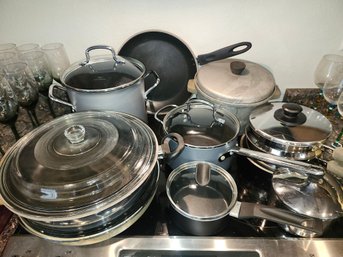 Pots & Pans All Shapes And Sizes And Brands