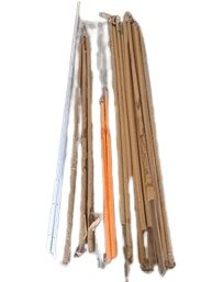 Plastic Clear Industrial Rods 21 Pieces