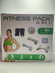 NEW-Wii Balance Board Fitness Pack 4 In 1