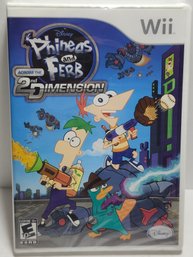 NEW Disney Phineas And Ferb Across The 2nd Dimensions Wii Game