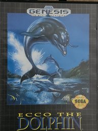 Ecco The Dolphin Sega Genesis Game Cartridge
