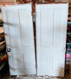 Vintage White Wood Doors And Frames