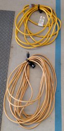 Heavy-duty Yellow Electrical Extension Cords